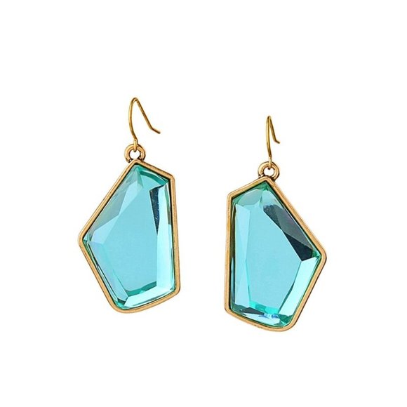 Jewelry - 5 for $25 Green/Turquoise Crystal Statement Earrin